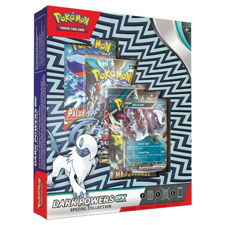 Pokemon Dark Powers ex Special Collection with Gengar ex, Absol ex, 5  Booster Packs & Foil Cards - Walmart.com