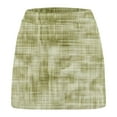 thumbnail image 3 of DAETIROS Girls Plaid Skort for Play & School, Green Athletic Skort with Elastic Waist & Built-In Shorts, Soft Stretch Casual Skirt for Kids Sizes 4-13,Size 8 T, 3 of 6
