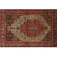 thumbnail image 1 of Ahgly Company Indoor Rectangle Traditional Gold Brown Persian Area Rugs, 6' x 9', 1 of 6