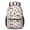 Fireman and Shield, variant on Fireman and Shield White Pattern 17" School Backpacks for Teens,Waterproof Oxford Fabric,S-Shape Padded Straps for School,Travel,Hiking,Camping