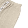 thumbnail image 6 of FRSASU Mens fashionable and comfortable Casual Joggers Pants Elastic Drawstring Cargo Pants Hiking Outdoor Track Sweatpants Khaki, 6 of 9