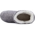 thumbnail image 4 of Pantuflas cálidas para mujer, de felpa esponjosa, para interiores y exteriores, cómodas zapatillas de casa para invierno, 4 of 8