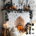 thumbnail image 2 of Decoraciones de Halloween para el Hogar Vina de Rosa Negra Simulada Wansheng Decoración Negra Del Hogar Decoración de la Vid de Rosa Artificial, 2 of 6