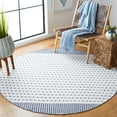 thumbnail image 2 of SAFAVIEH Montauk Nuala Abstract Dots Cotton Area Rug, Navy/Ivory, 8' x 10', 2 of 5