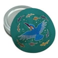thumbnail image 1 of Kingfisher Bird Swimming with Fish Round Rubber Non-Slip Jar Gripper Lid Opener, 1 of 4