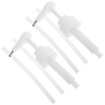 GAXIRE 2-Pack Ketchup Dispenser Pump with Plastic Squeeze Nozzle for Kitchen and Family Use