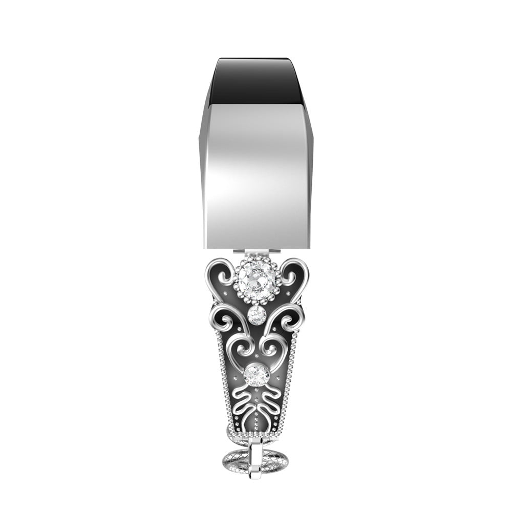 For Fitbit Alta/HR!Unisex SS Steel Chain Wrist Band Metal Strap Bracelet Loop 