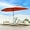 Red Orange, variant on 15ft Umbrella Outdoor Patio - Double-Sided Large Market Rectangle Umbrellas with Crank Handle for Patio Garden Yard Pool (No Base)