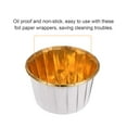 thumbnail image 4 of Uxcell White Gold Cupcake Cups, Aluminum Foil Standard Cupcake Liners 50 Pack, 4 of 6