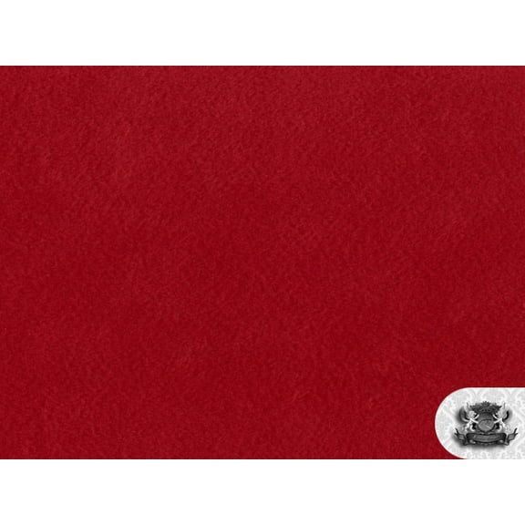 Minky Solid RED Fabric By the Yard