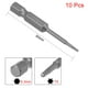 thumbnail image 2 of Ofertas Únicas 10Pcs 50mm Long 1/4" Hex Shank T5 Torx Bits de Destornillador S2 Acero de Alta Aleación, 2 of 4