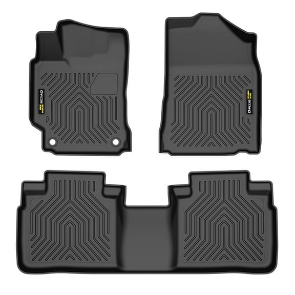 TPE Floor Mats All Weather Protection Waterproof Car Liners Black Fit For 2015-2017 Toyota Camry