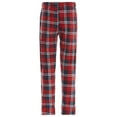 thumbnail image 2 of North 15 Boy's Cozy Plaid Polar Fleece Lounge Pants-1225B-Design 15-14-16, 2 of 5