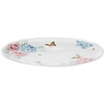 thumbnail image 2 of Lenox Butterfly Meadow Hydrangea Large Oval Platter, White -, 2 of 5