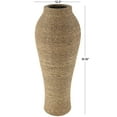 thumbnail image 3 of DecMode 31" Handmade Tall Wrapped Brown Seagrass Vase, 3 of 9