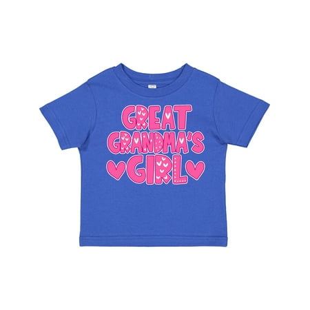 

Inktastic Great Grandma s Girl Granddaughter Gift Gift Toddler Toddler Girl T-Shirt