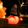 thumbnail image 3 of YIMWNYI Halloween Gnomes Decorations with Color Changing Light, Witch Hat Scandinavian Elf Table Decor, Halloween Party Decorations, Home Decoration Gift for Halloween and Thanksgiving, 3 of 4