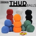 thumbnail image 2 of Zeekio Thud Juggling Ball Set - Lightweight 90g Beanbag Ball - Super Soft - Set of Three (3) (Orange), 2 of 10
