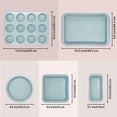 thumbnail image 2 of Bakeware Sets, 9pcs Pans Set 10Pcs Mini Cake Pans, 2 of 5