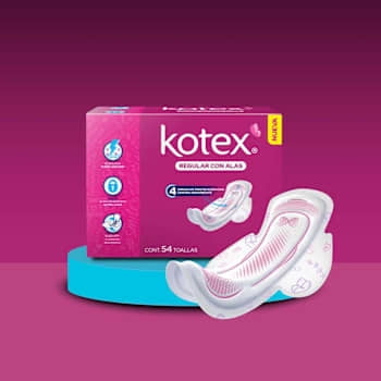 Kotex Optimus Regular Feminine Pads with Wings 54 pcs