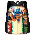 thumbnail image 1 of Conjunto de 3 piezas para niños y niñas, mochila escolar con estampado de dibujos animados de Disney, bolsas de almuerzo, bolsas de lápices, el mejor regalo, 1 of 5