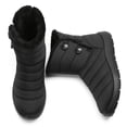 thumbnail image 5 of gracosy ladies snow boots winter boots warm shoes, waterproof overshoes, outdoor sports shoes, side zipper, fur lining, flat cotton shoes, non-slip bare boots, 5 of 9