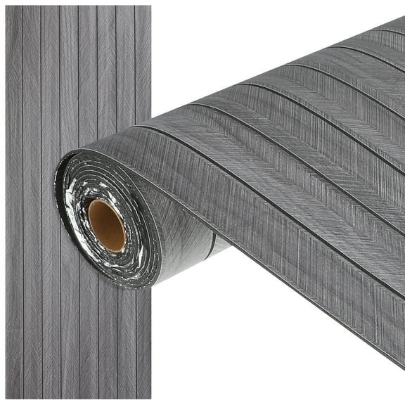 Ostracsh 1 Roll Wood Grain Panels for Wall: 40cm x 3m 3D Faux Wood Wall Panels Accent Wallpaper for Interior Living Room Office Decor