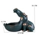 thumbnail image 2 of Estatua de hipopótamo decorativa de mesa, escultura de hipopótamo, figura de animal para el hogar Azul verde, 2 of 6