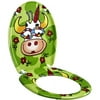 Designer Toilet Seat, Cartoon Cow