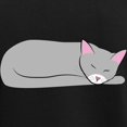 thumbnail image 3 of CafePress - Sleeping Cat Women's Dark Pajamas - Women's Short Sleeve Print T-Shirt and Pants Dark Cotton Pajama Set, 3 of 7