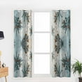 thumbnail image 5 of Hokiten Blue Christmas Blackout Curtains | Light Blocking Print Window Curtains, Xmas Botanical Pine Cones Thermal Insulated Window Drapes for Living Room Kitchen Cafe (2 Panels, 84"W x 54"L), 5 of 7