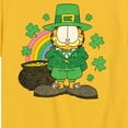 thumbnail image 3 of Garfield - Rainbow Shamrocks - Toddler And Youth Short Sleeve Graphic T-Shirt, 3 of 5