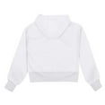 thumbnail image 5 of Taqqpue Girls Zip Up Cropped Hoodies Teen Casual Long Sleeve Full-Zip Sweatshirts Jackets Sport Solid Color Hooded Outwears with Pockets for Girls, 5 of 9