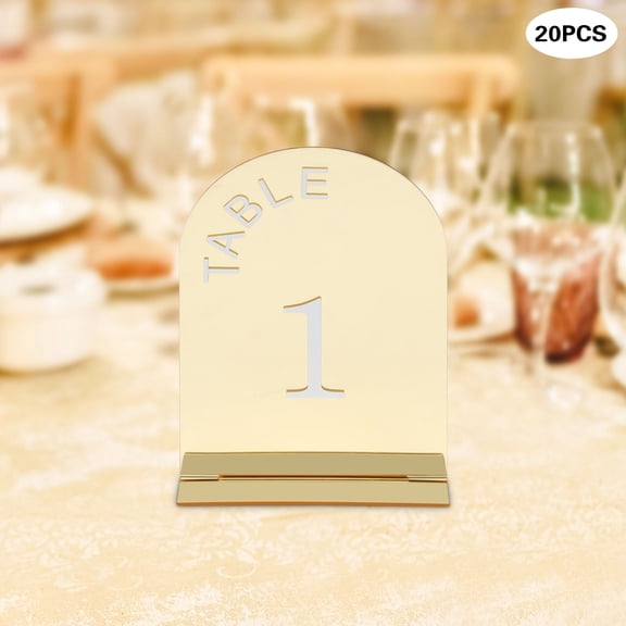 Numbers 1-20 Table Numbers Wedding Table Numbers Acrylic Table Numbers Golden