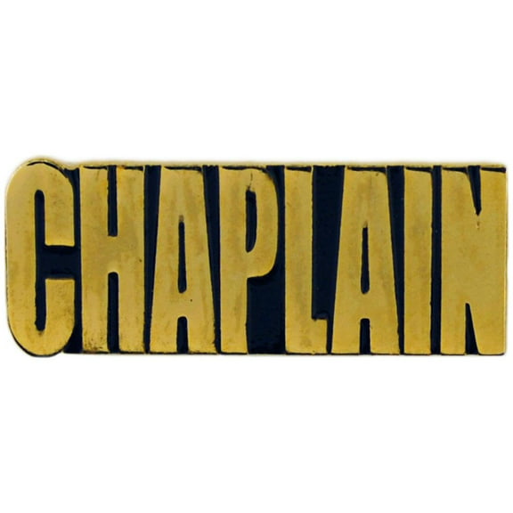 Eagle Emblems P15104 Pin - Script, Chaplain - 1.25 in.