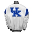 thumbnail image 3 of Men's Franchise Club White Kentucky Wildcats Power Satin Full-Snap Jacket, 3 of 3