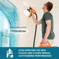 Tilswall 800W HVLP Paint Sprayer Electric Spray Gun,with 3 Nozzle Sizes