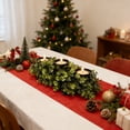 thumbnail image 5 of Eucalyptus Candlestick With Artificial Flowers Table Centerpiece - Small Fresh Style Home Decoration For Dining Table Living Room Fireplace - Interior Accent For Bedroom Entryway, 5 of 5