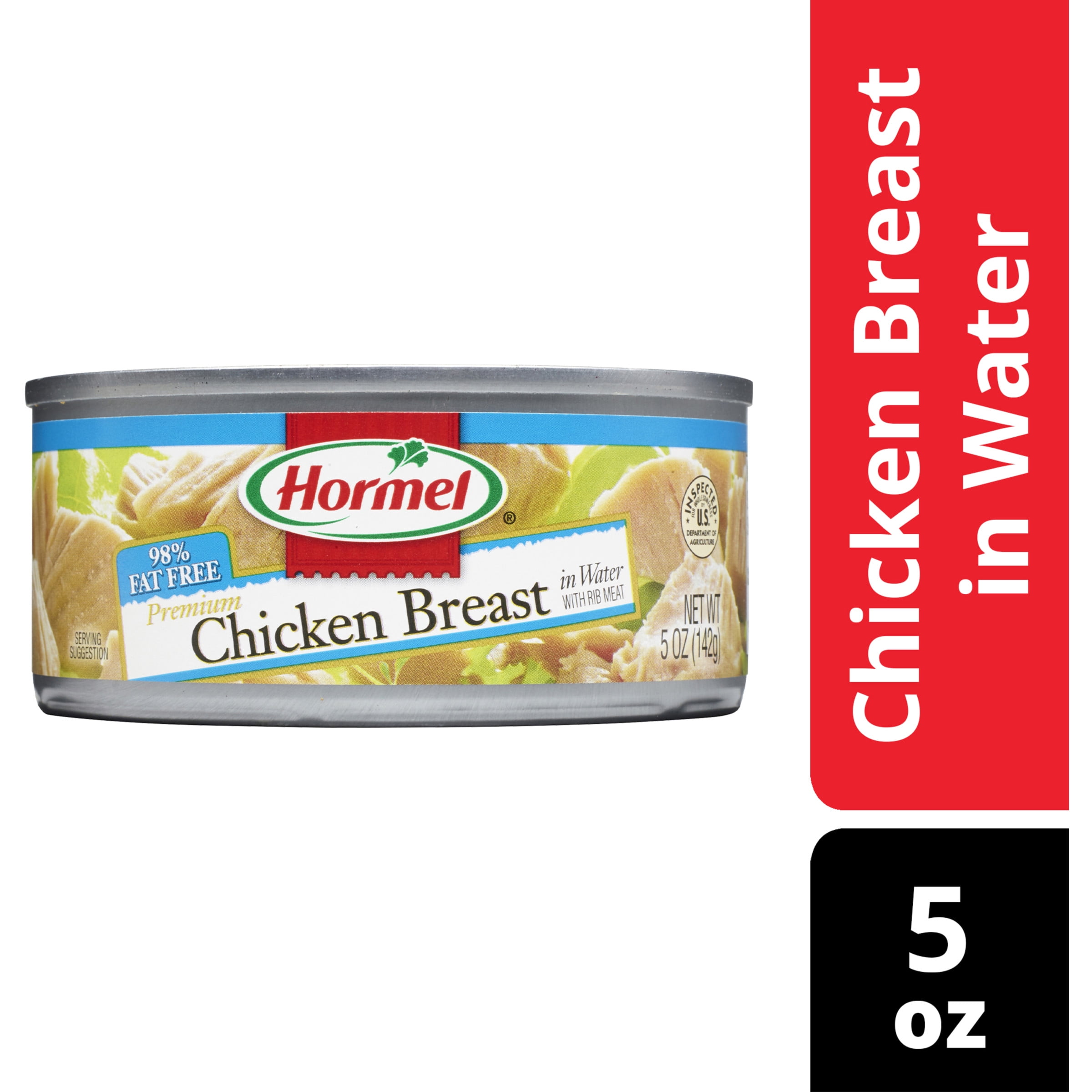 HORMEL Premium Chunk Meat Chicken Breast in Water 5 oz Steel Can Walmart