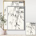 thumbnail image 2 of Simplist Bamboo Leaves V - Cabin & Lodge Framed Canvas, 2 of 3
