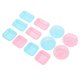 thumbnail image 4 of Cesta de lavado en miniatura para colección, 12 Uds., escala 1/12, azul, rosa, estilo lindo, decoración para casa de muñecas interesante y vívida, 4 of 14