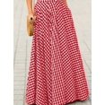 thumbnail image 4 of Elegant Women's Skirt,High-Waisted, Wide-Sweep, Flowy A-Line Skirt, 4 of 4