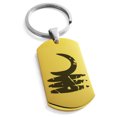 thumbnail image 1 of Stainless Steel Ancient Tribal Vigilance Rune Engraved Dog Tag Keychain Keyring, 1 of 1