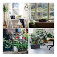 thumbnail image 6 of Herb Planter Pot,12x3.8x4.6In Plastic Window Box with Drainage for ,Reusable Rectangular Windowsill Planter for Porch,Home Decor,White,1Pack, 6 of 6