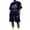 Blue, variant on Men's 4th of July Summer Two Piece Tracksuit USA Flag Short Sleeve Shirt and Shorts Casual Patriotic Outfit Set