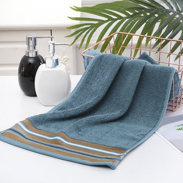 Towel Thickened Soft Absorbent Plain Color Household Wash Face Gift Towel