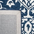 thumbnail image 6 of SAFAVIEH Micro-Loop Hailey Medallion Runner Rug, Navy/Ivory, 2'3" x 9', 6 of 10