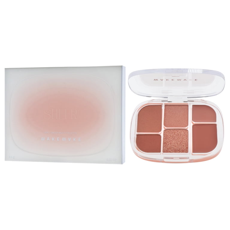 Wakemake Soft Sheer Multi Palette - 01 Coral Hertz , 0.22 oz