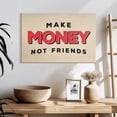 thumbnail image 3 of Elephant Stock Make Money Wall Art - Horizontal Canvas Wall Art - Living Room Wall Decor - Inspirational And Typography Canvas - Black And Red Decor - 24" x 16", 3 of 8