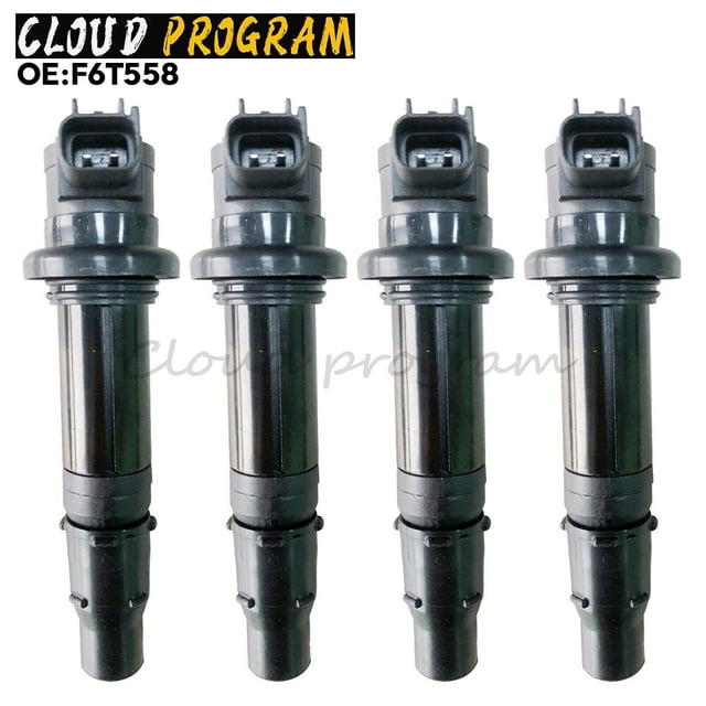 F6T558 4pcs motorcycle ignition coil F6T568 for Yamaha R6 RJ15 Bj 2009 engine -